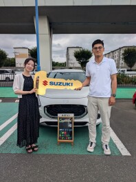 本日はご納車おめでとうございます。